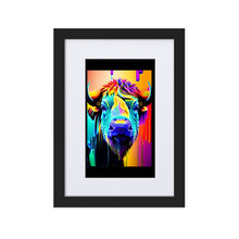 Load image into Gallery viewer, Chromatic Thunder - Matte Paper Framed Poster With Mat
