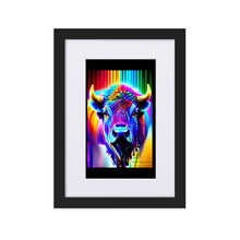 Load image into Gallery viewer, Chromatic Thunder - Matte Paper Framed Poster With Mat
