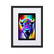 Load image into Gallery viewer, Chromatic Thunder - Matte Paper Framed Poster With Mat
