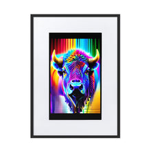 Load image into Gallery viewer, Chromatic Thunder - Matte Paper Framed Poster With Mat
