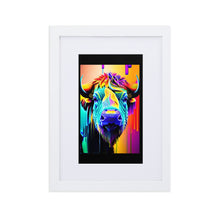 Load image into Gallery viewer, Chromatic Thunder - Matte Paper Framed Poster With Mat
