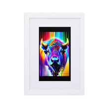 Load image into Gallery viewer, Chromatic Thunder - Matte Paper Framed Poster With Mat
