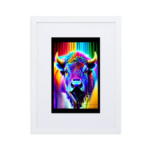 Load image into Gallery viewer, Chromatic Thunder - Matte Paper Framed Poster With Mat
