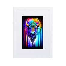 Load image into Gallery viewer, Chromatic Thunder - Matte Paper Framed Poster With Mat
