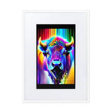 Load image into Gallery viewer, Chromatic Thunder - Matte Paper Framed Poster With Mat
