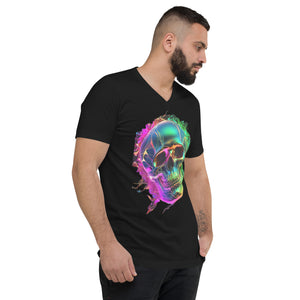 Unisex Short Sleeve V-Neck T-Shirt