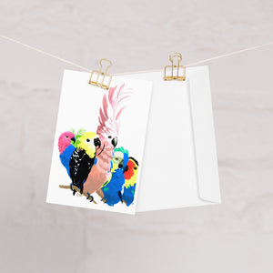 Fing - I Fing Love Birds - Greeting card
