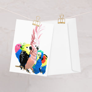 Fing - I Fing Love Birds - Greeting card