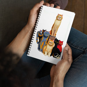 Fing - I Fing Love Cats - Spiral notebook