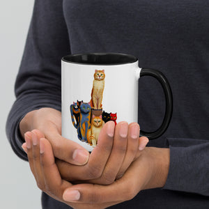 Fing - I Fing Love Cats - Mug with Color Inside